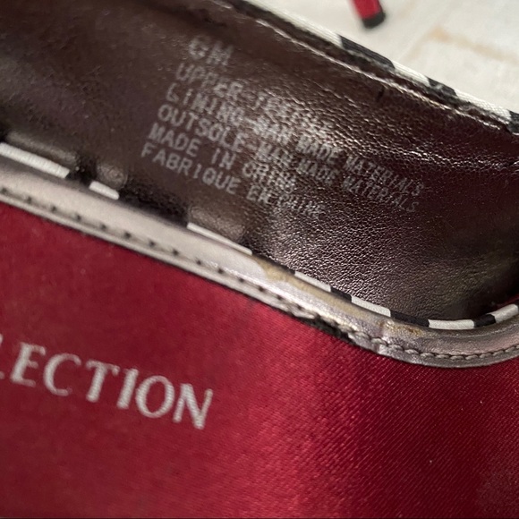 Vianni collection zebra print red heels peep toe - Picture 4 of 4